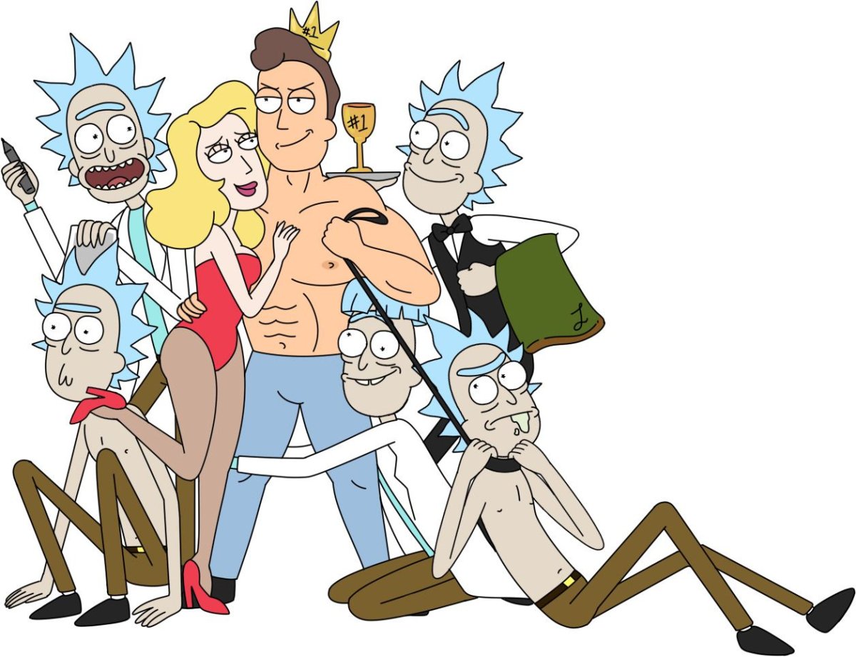Rick and Morty наклейки