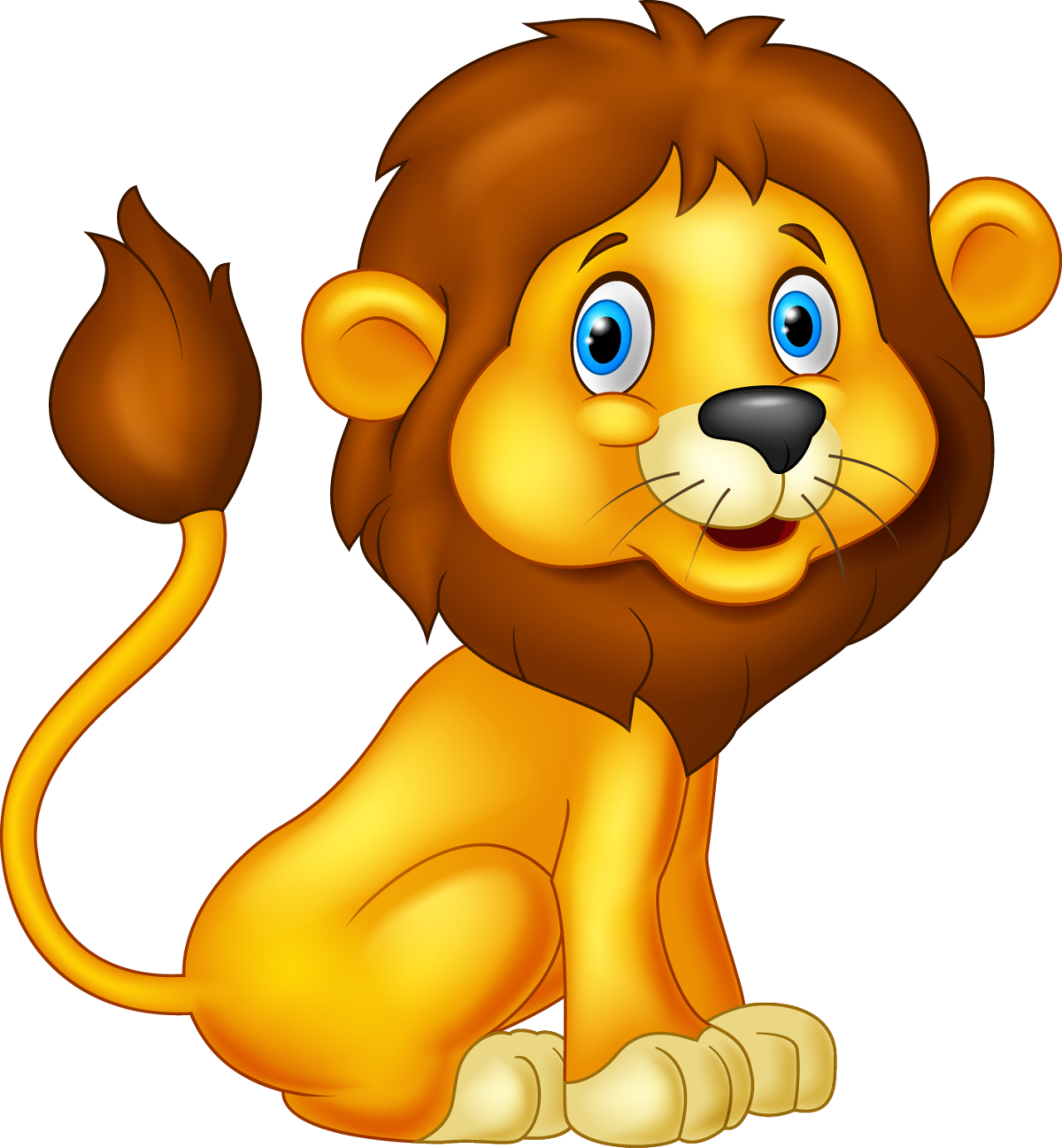 Львенок мультяшный
