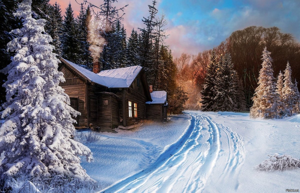 Зимний домик