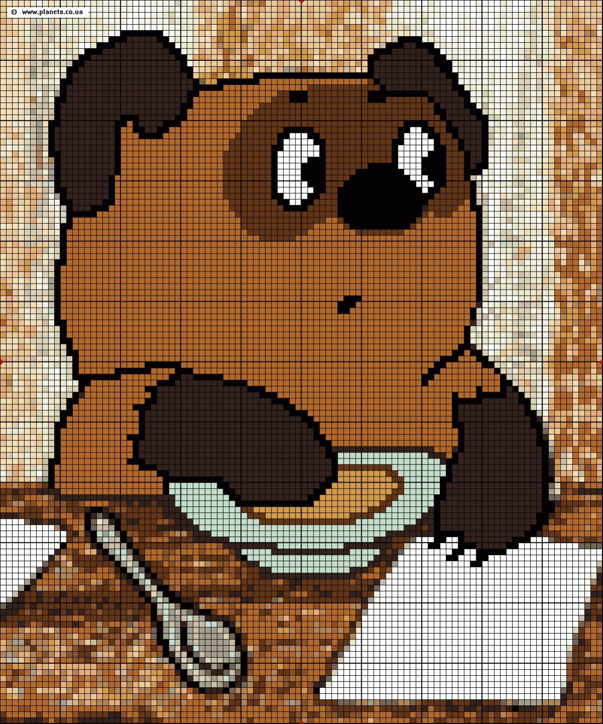 Винни пух с горшочком меда Дисней