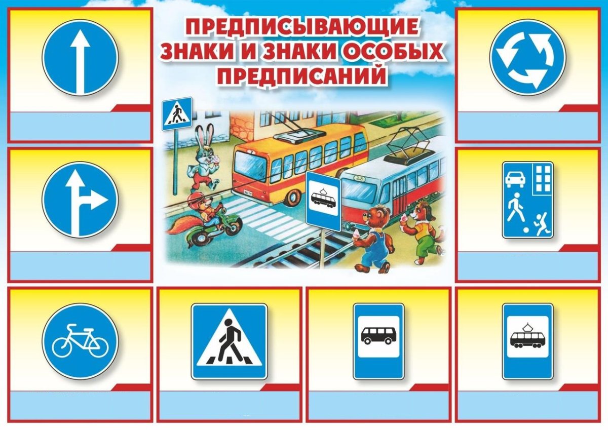 Плакат. Дорожные знаки