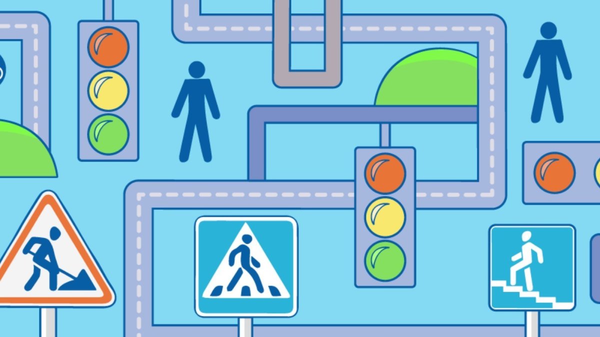 Фон ПДД для детей