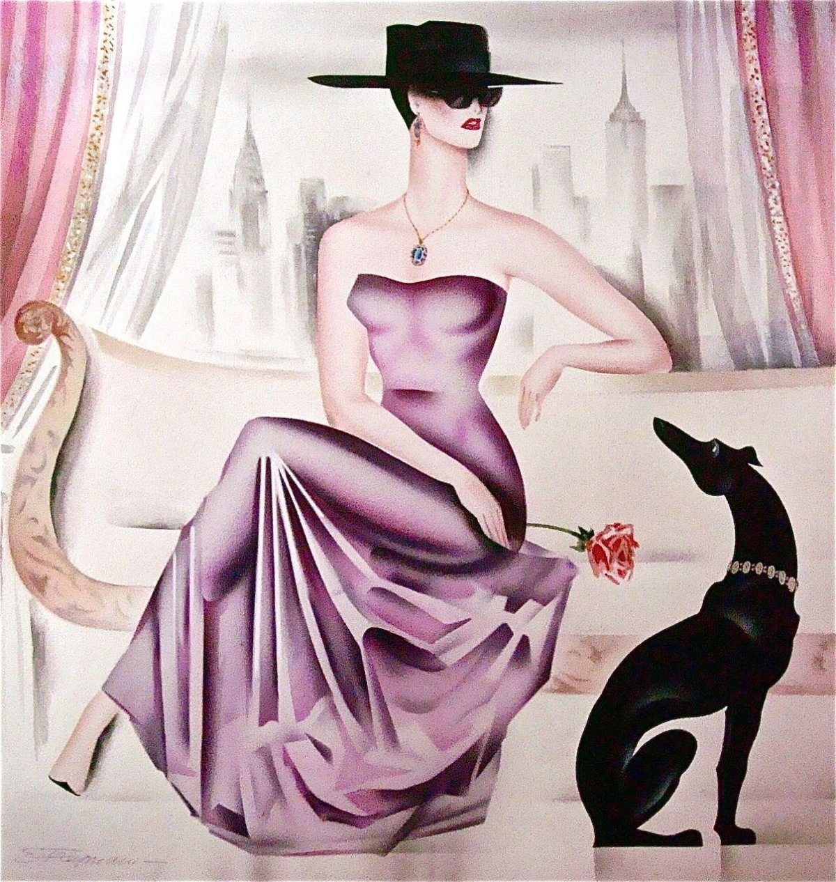 Художник арт- деко Claire Coxon