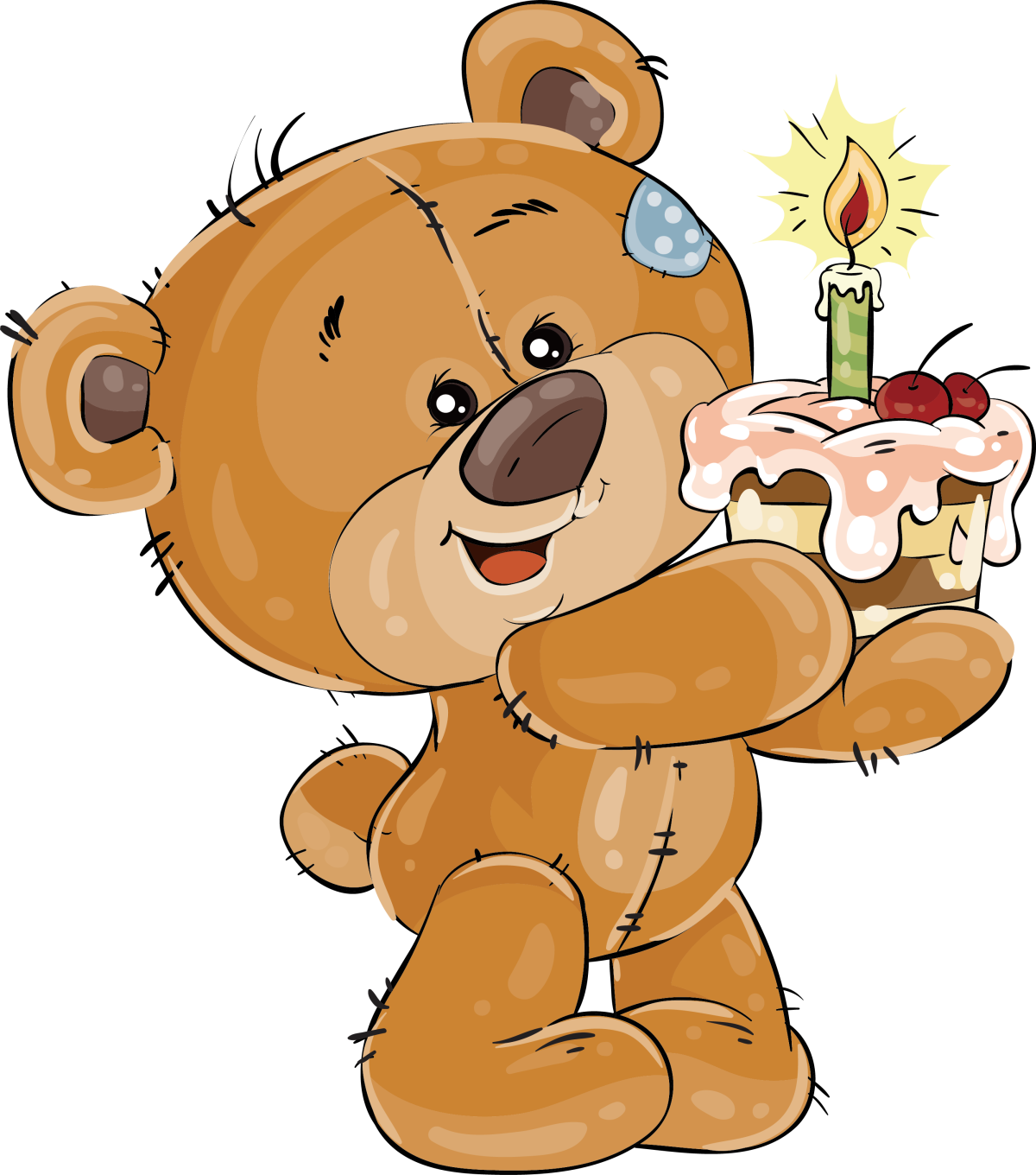 Медведь мультяшный