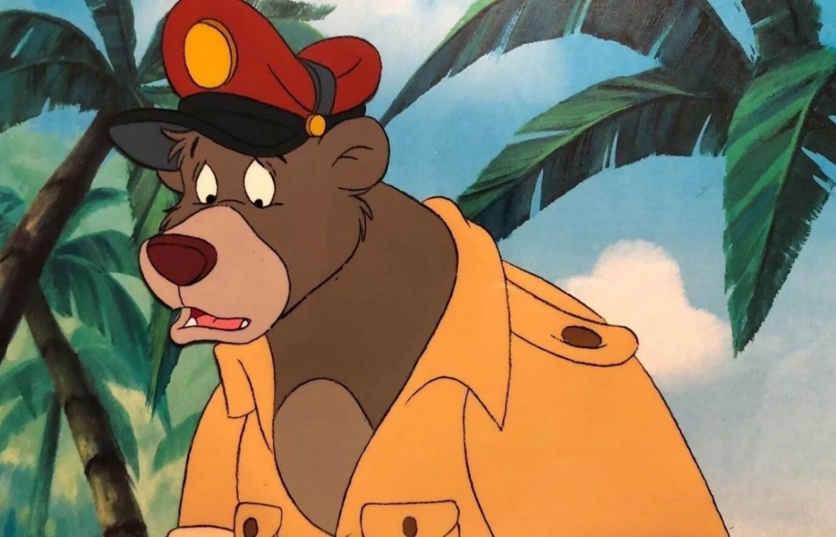 Стикер медведь балу