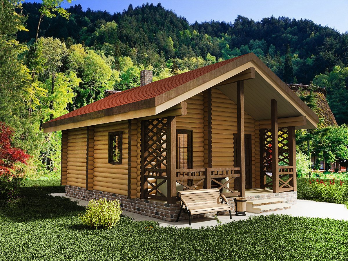 Красивые бани