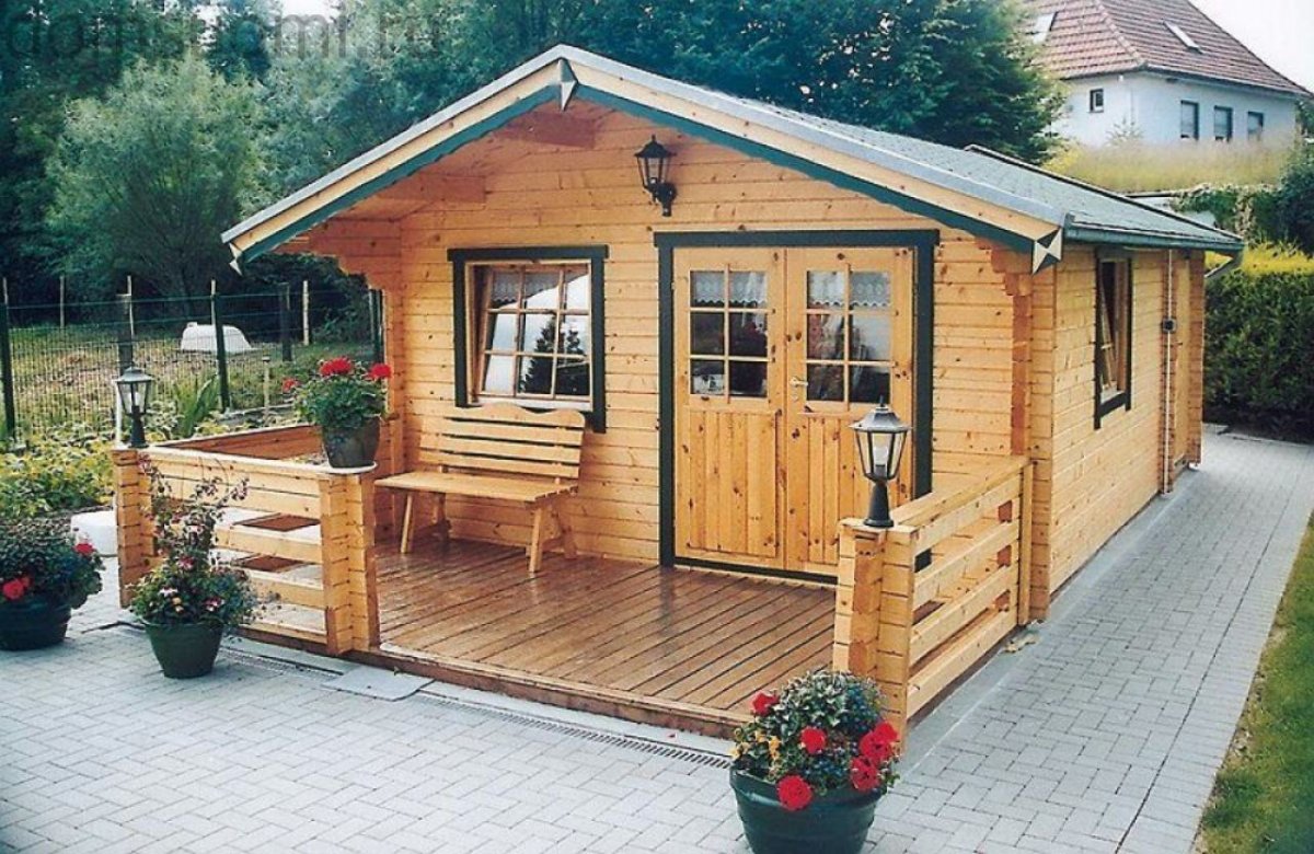 Деревянная русская баня