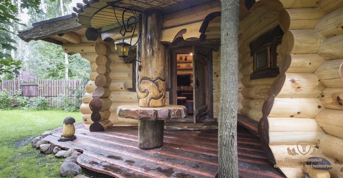Необычная баня на даче