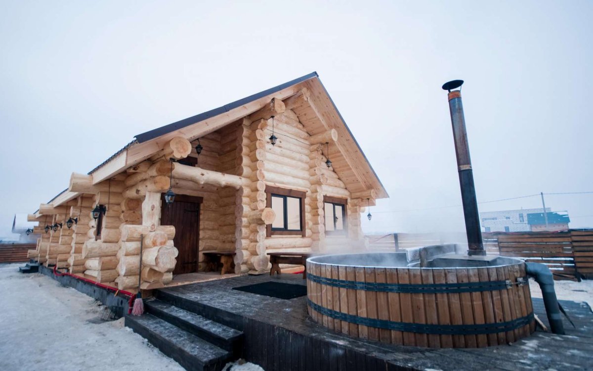 Одноэтажная баня 100м2