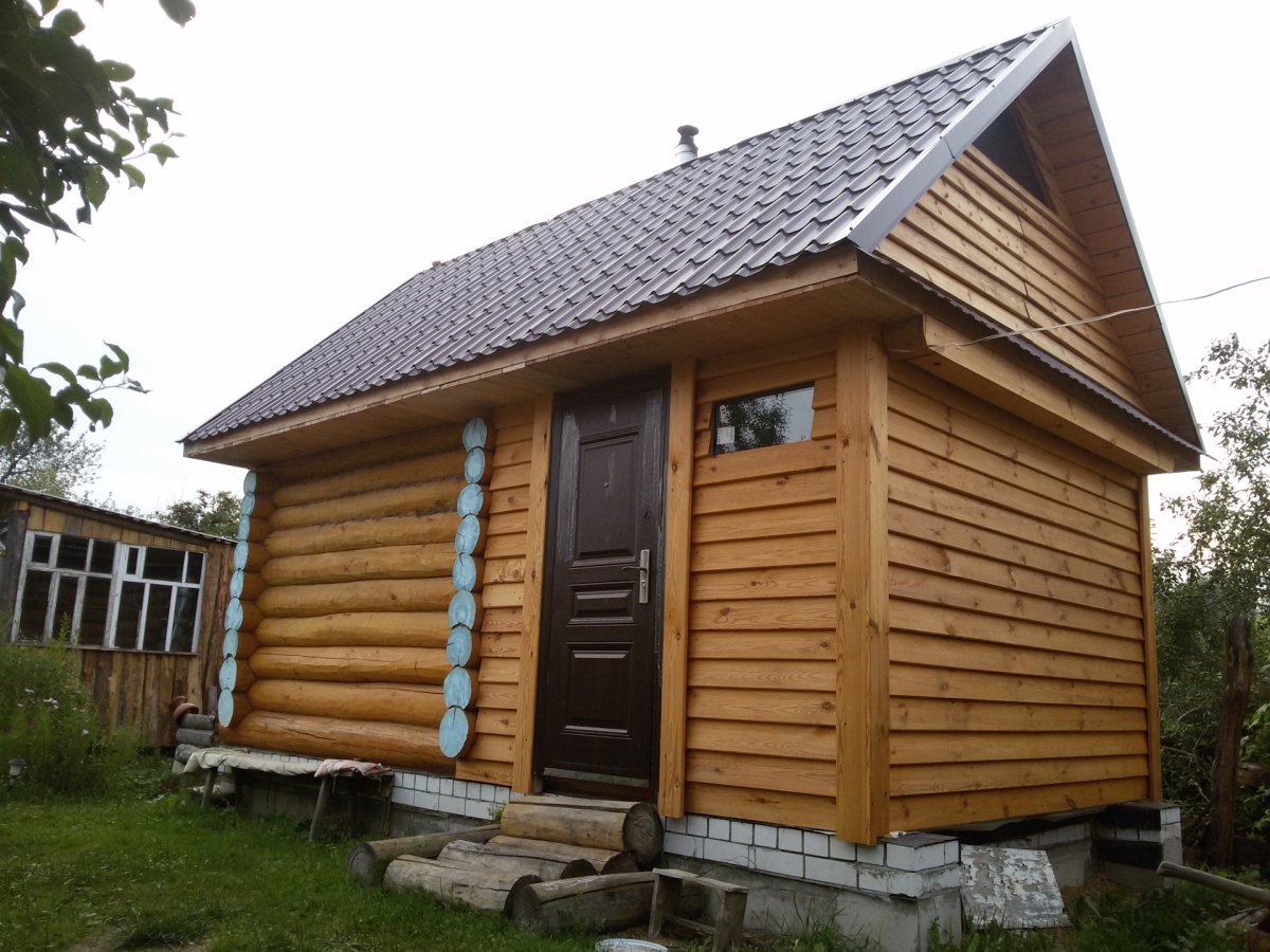 Маленькие домики из бруса для дачи