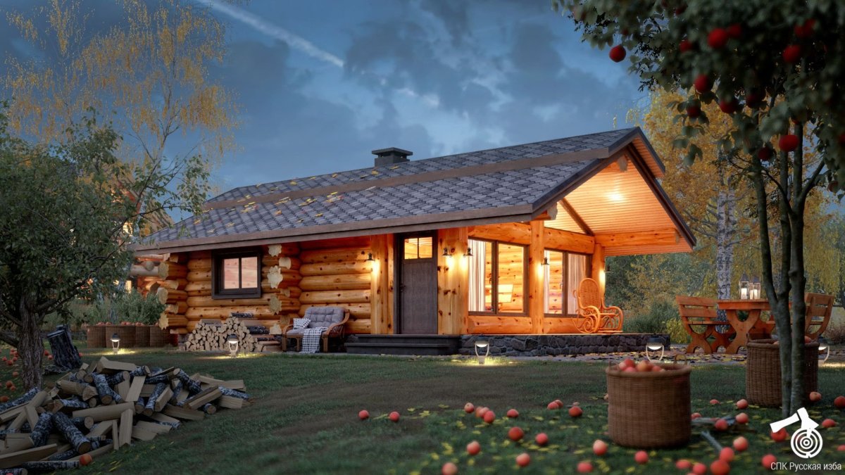 Домик из сруба