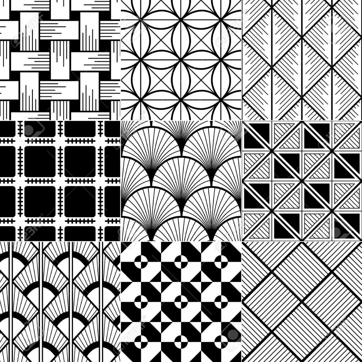 Геометрический орнамент сетка