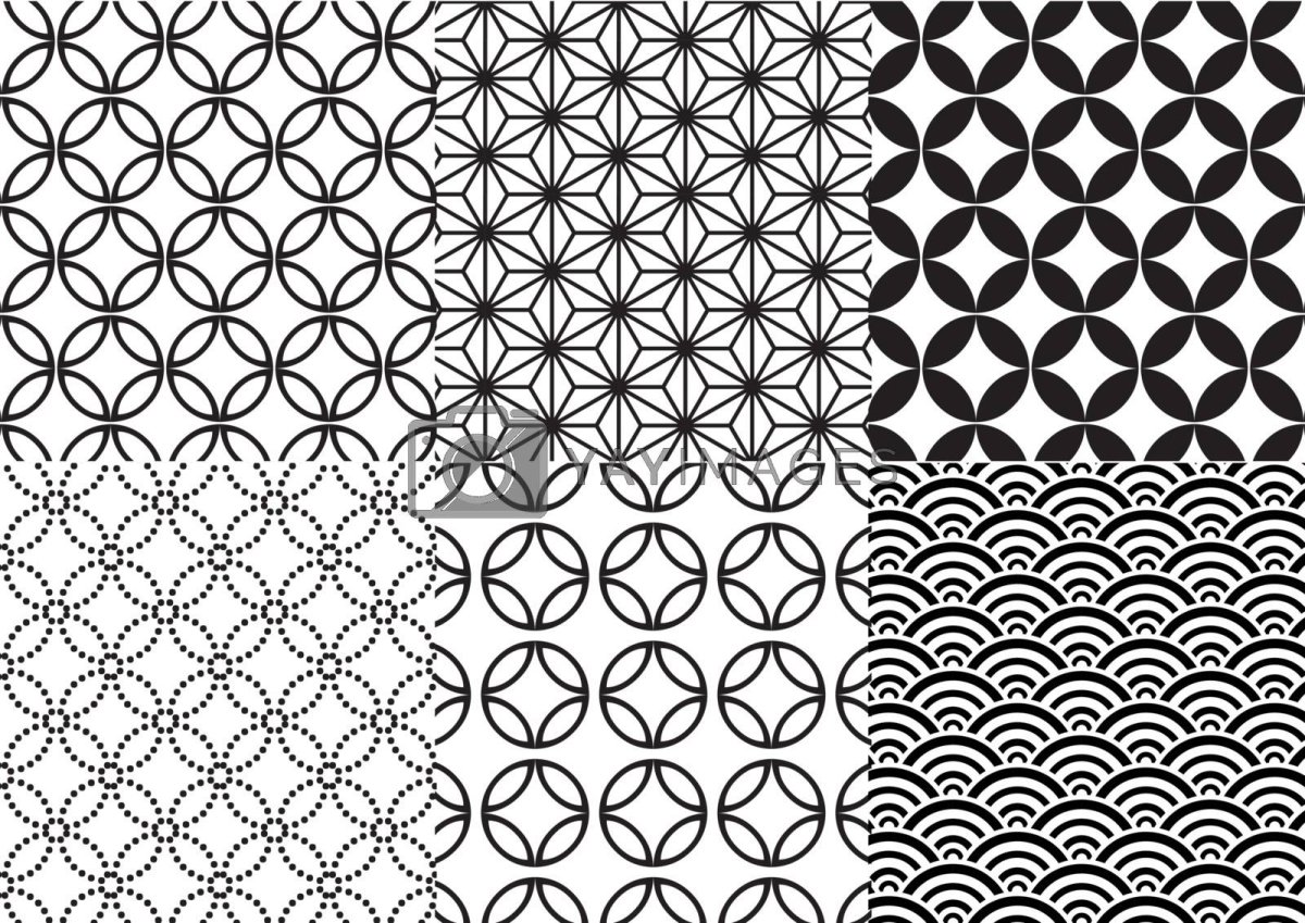 Японский геометрический орнамент