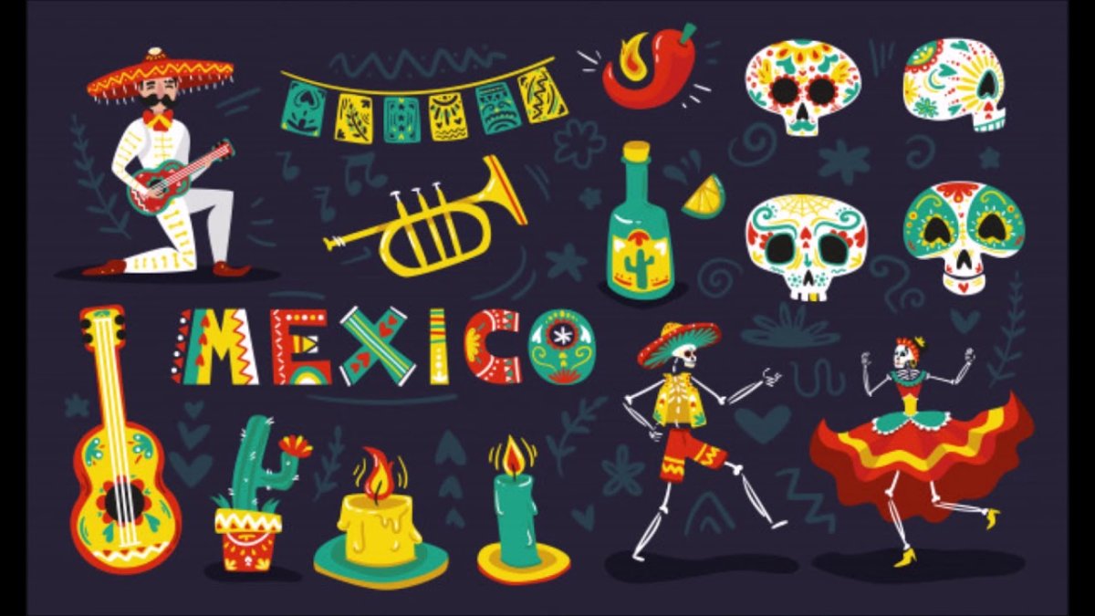 День мертвых в Мексике символы