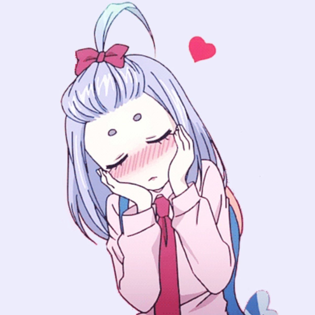 Аниме девушки с сердечком