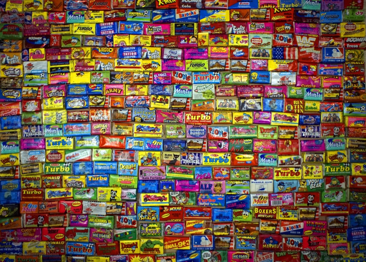 Жевательные резинки 90-х