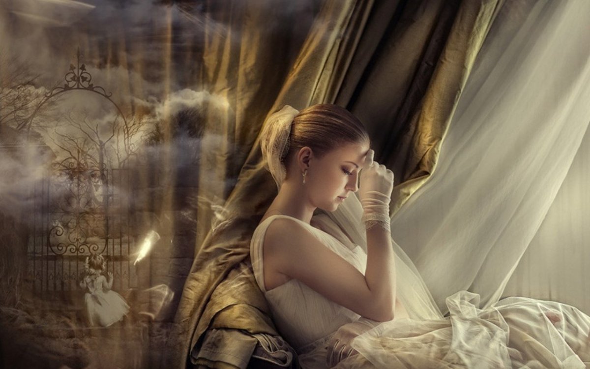 Девушка мечтает о мужчине