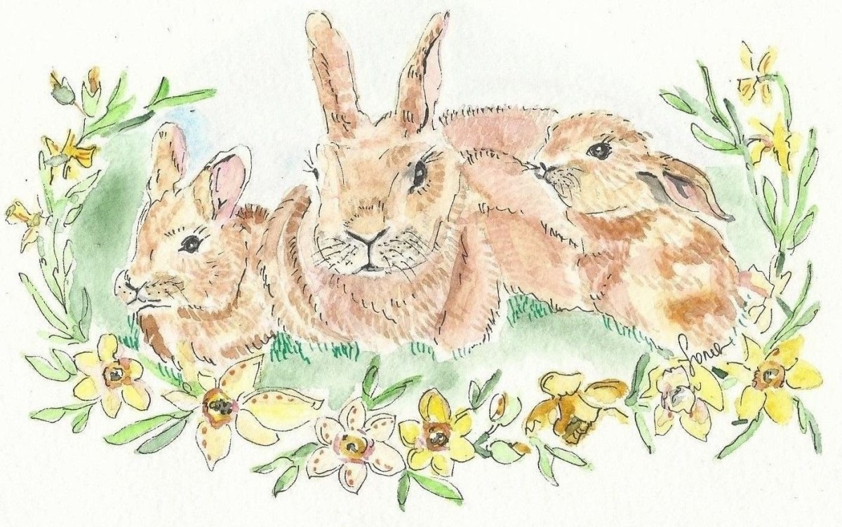 Семья животные рисунок