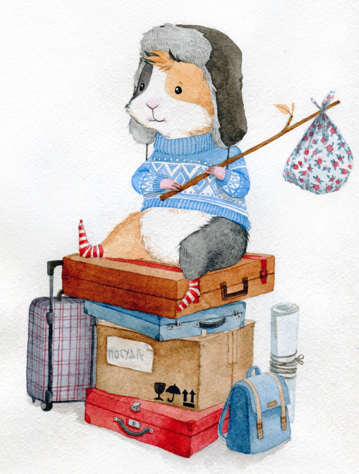 Чемодан коты