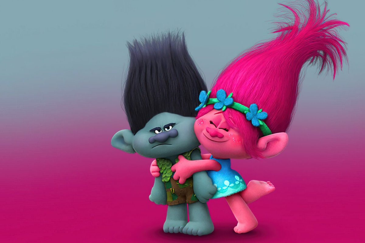 Тролли Розочка и Цветан