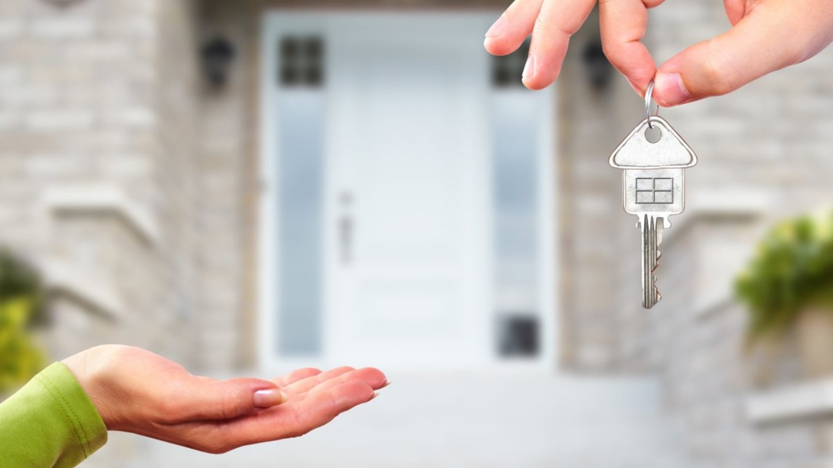 Дом в разрезе с комнатами