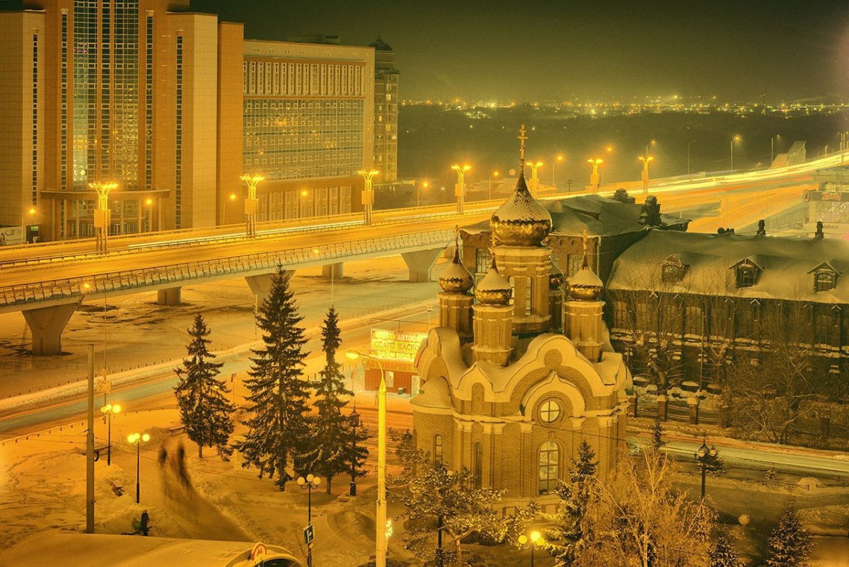 Омск зимний администрация города