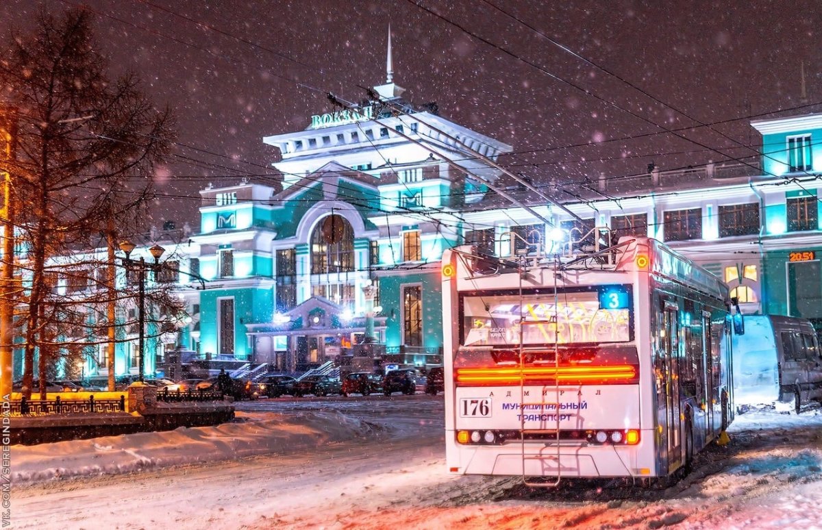 Снежный Омск картинки