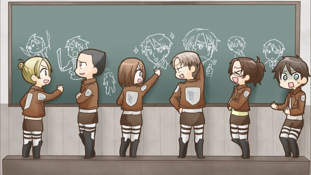 Атака титанов мемы с Леви и Хандж