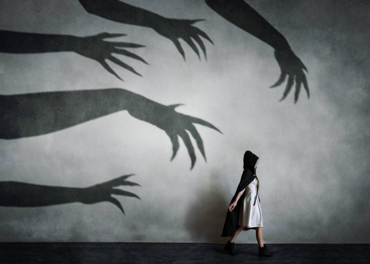 3 Д человечек страх