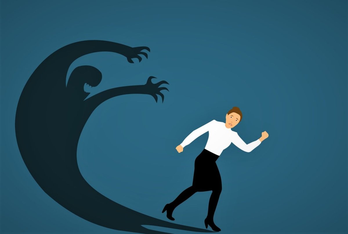 Страх на белом фоне