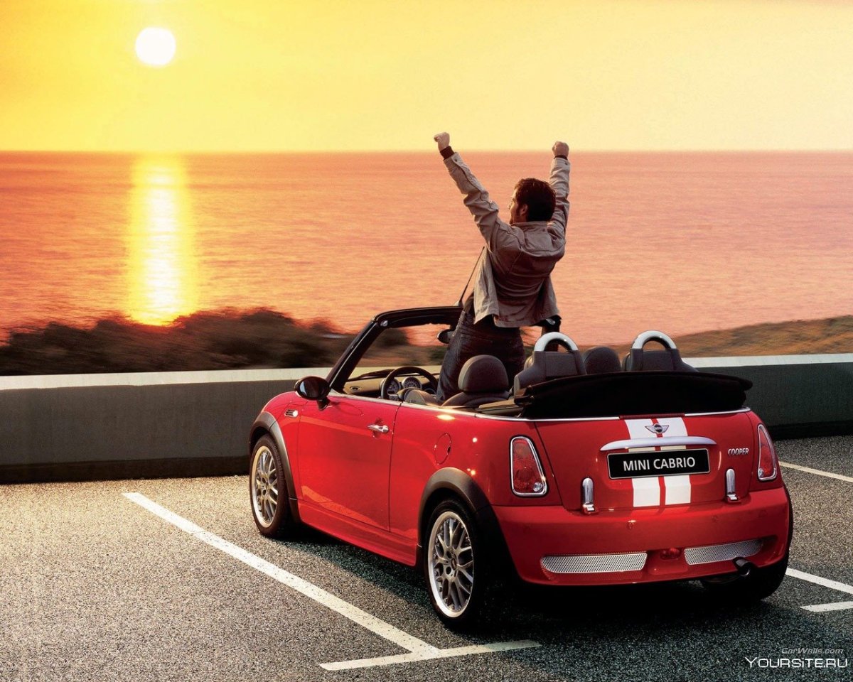 Кабриолет у моря