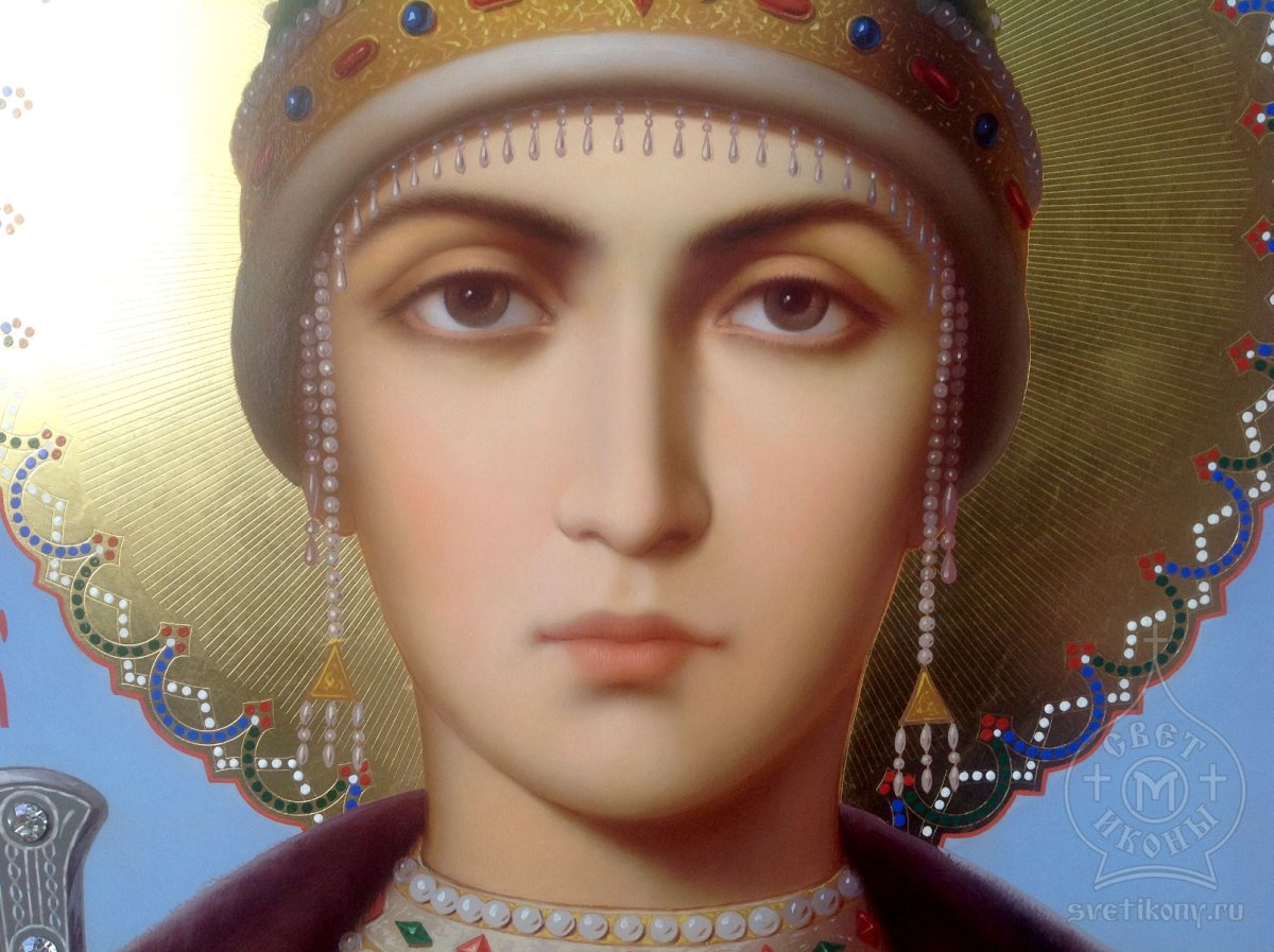 Ольга равноапостольная икона живописная