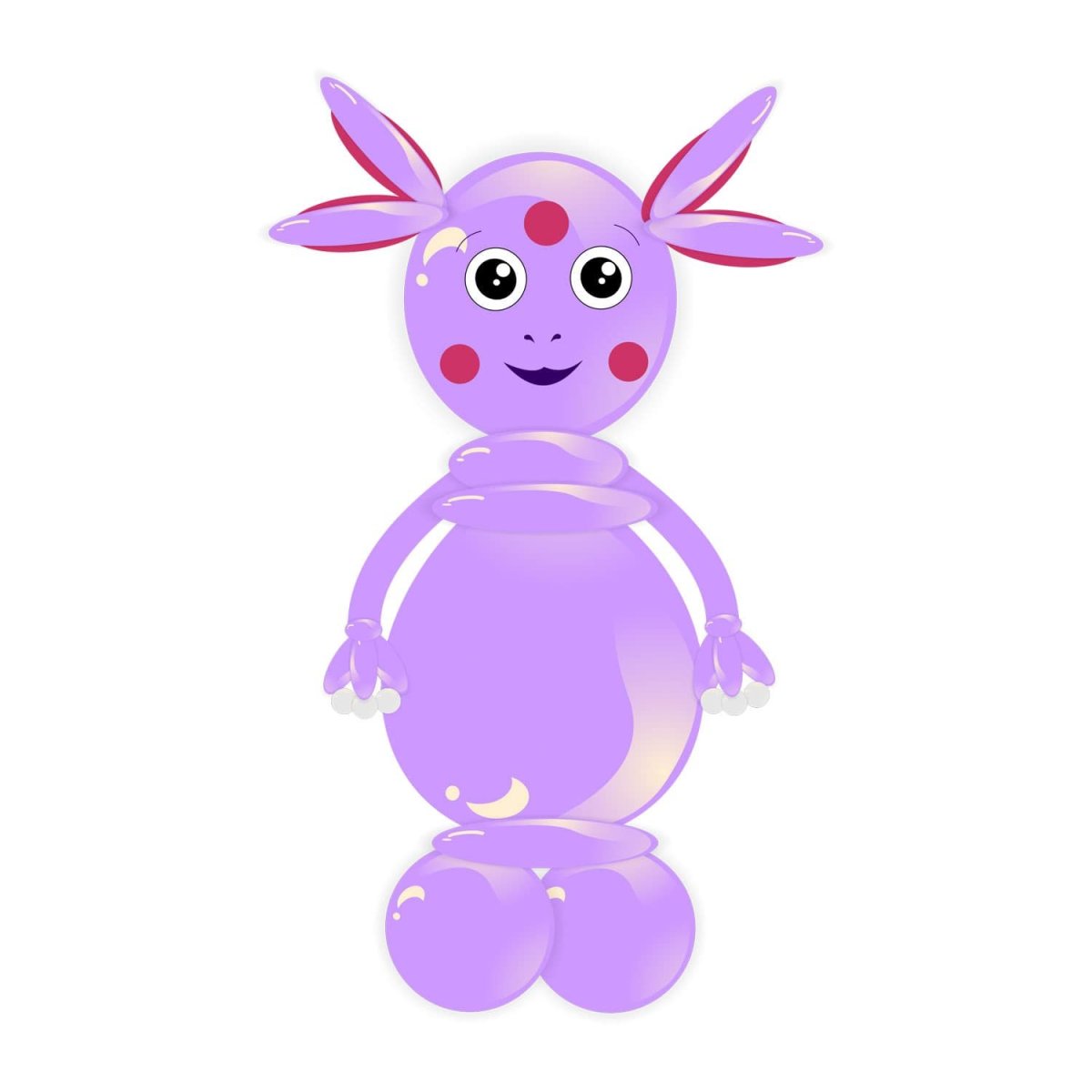 Лунтик родился на белом фоне