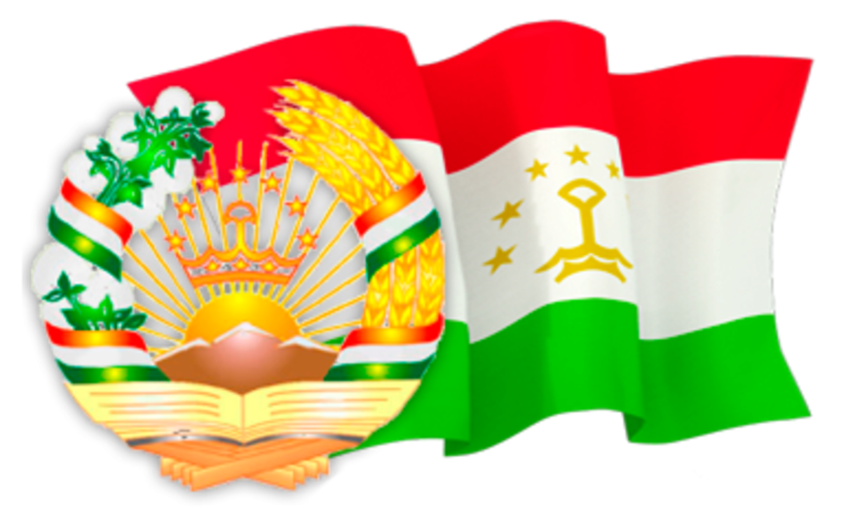 Таджикский закон. Флаг и герб Таджикистана. Флаг Таджикистана и герб Таджикистана. Герб Байрак Точикистон. Нишони Таджикистан.