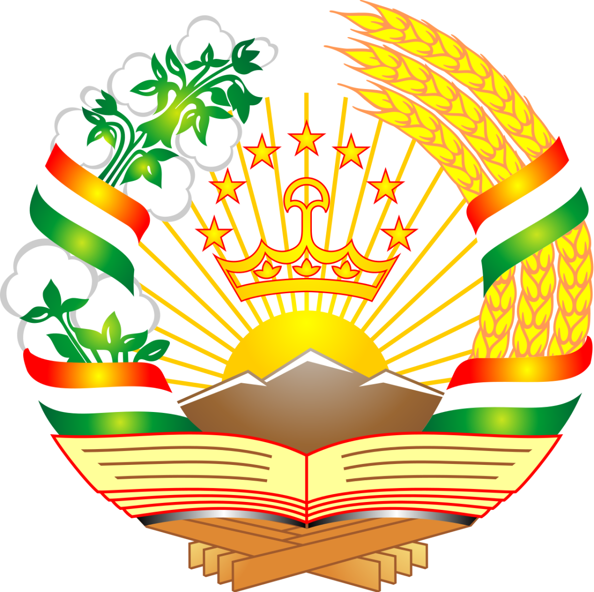 Герб Таджикистана