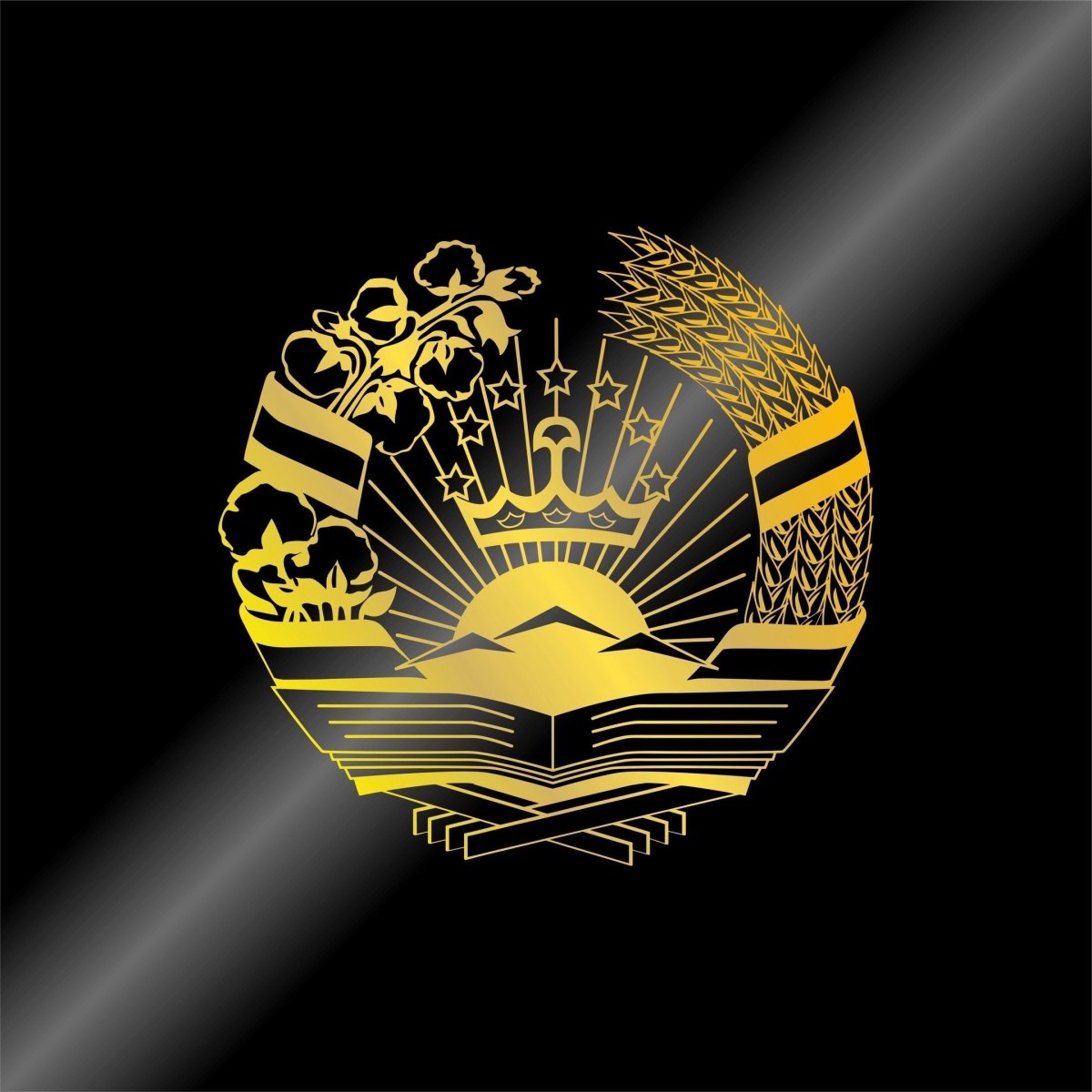 Лого герб Таджикистана