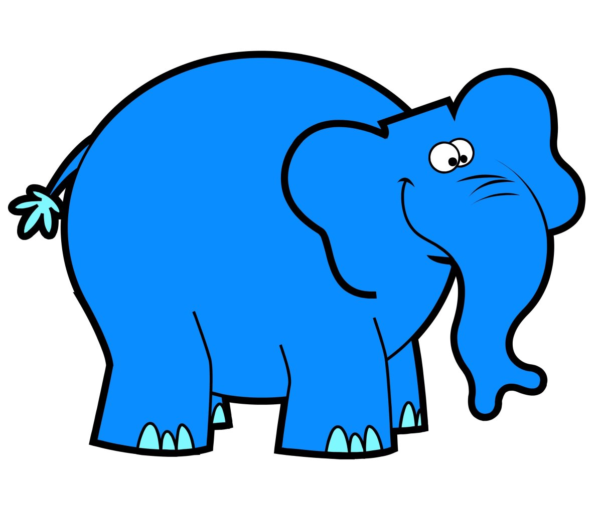 Штриховка слон для дошкольников