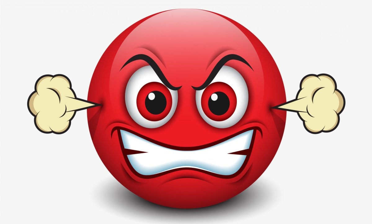 Смайлик злость