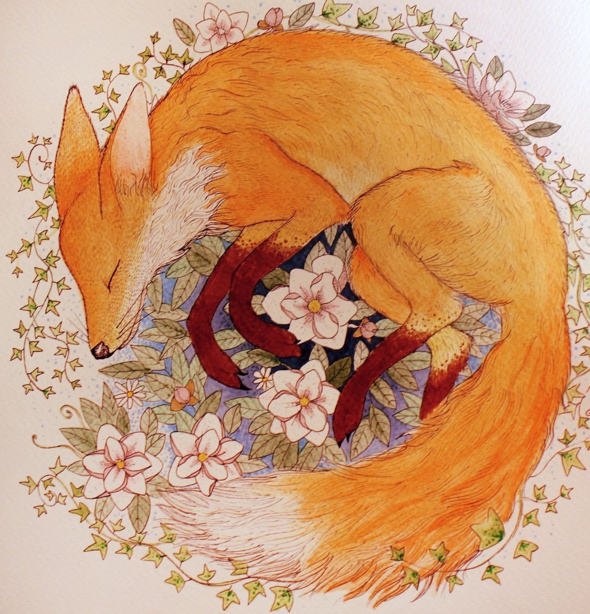 Кицунэ девятихвостый Лис