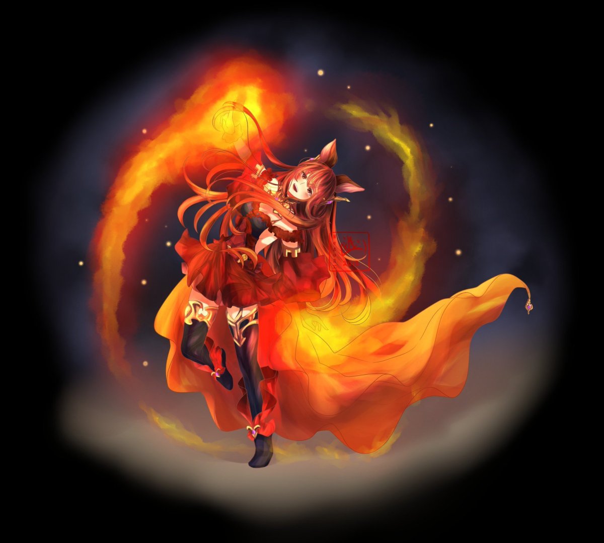 Tea Fox illustrations TEAKITSUNE