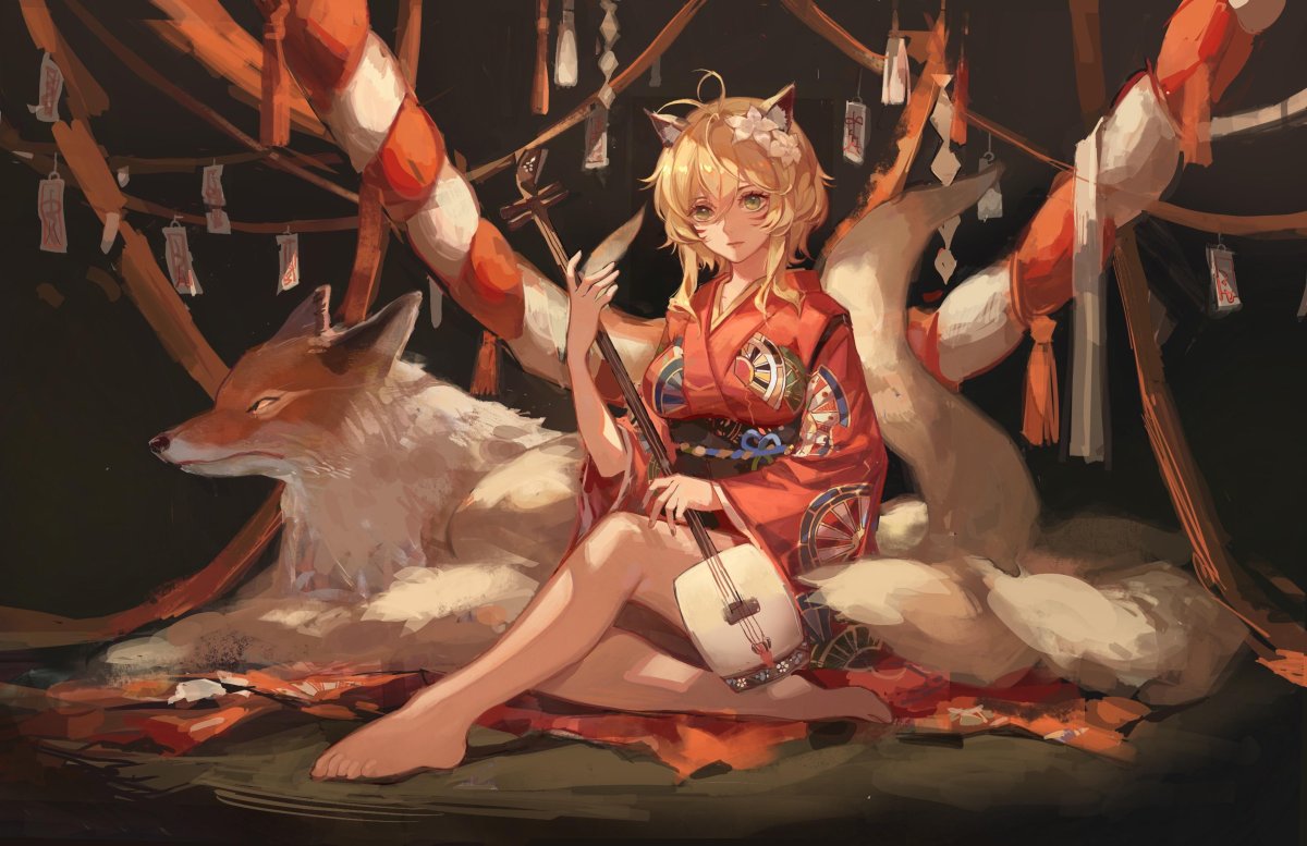 Кицунэ и кумихо