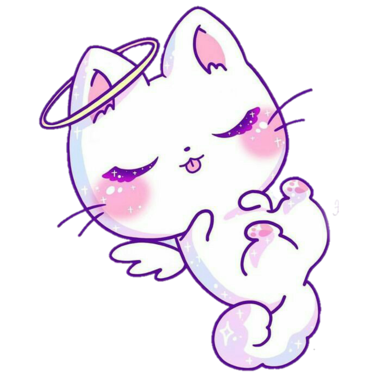 Кот одной линией