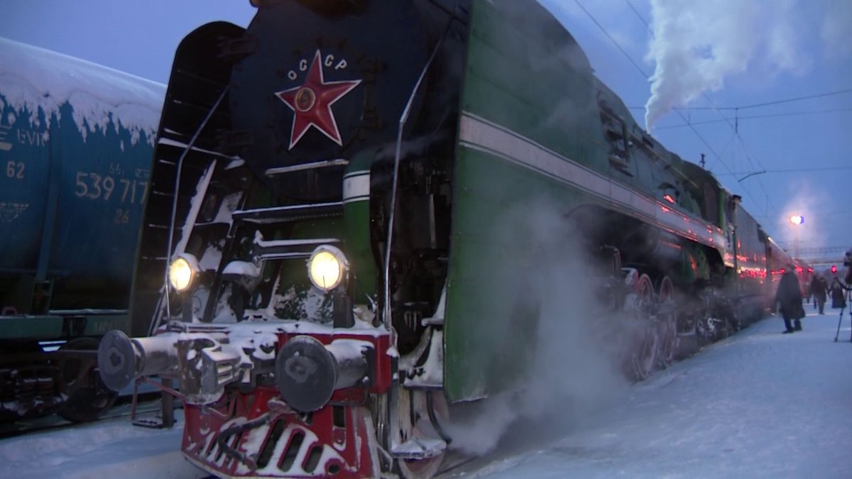 Железная дорога паровоз