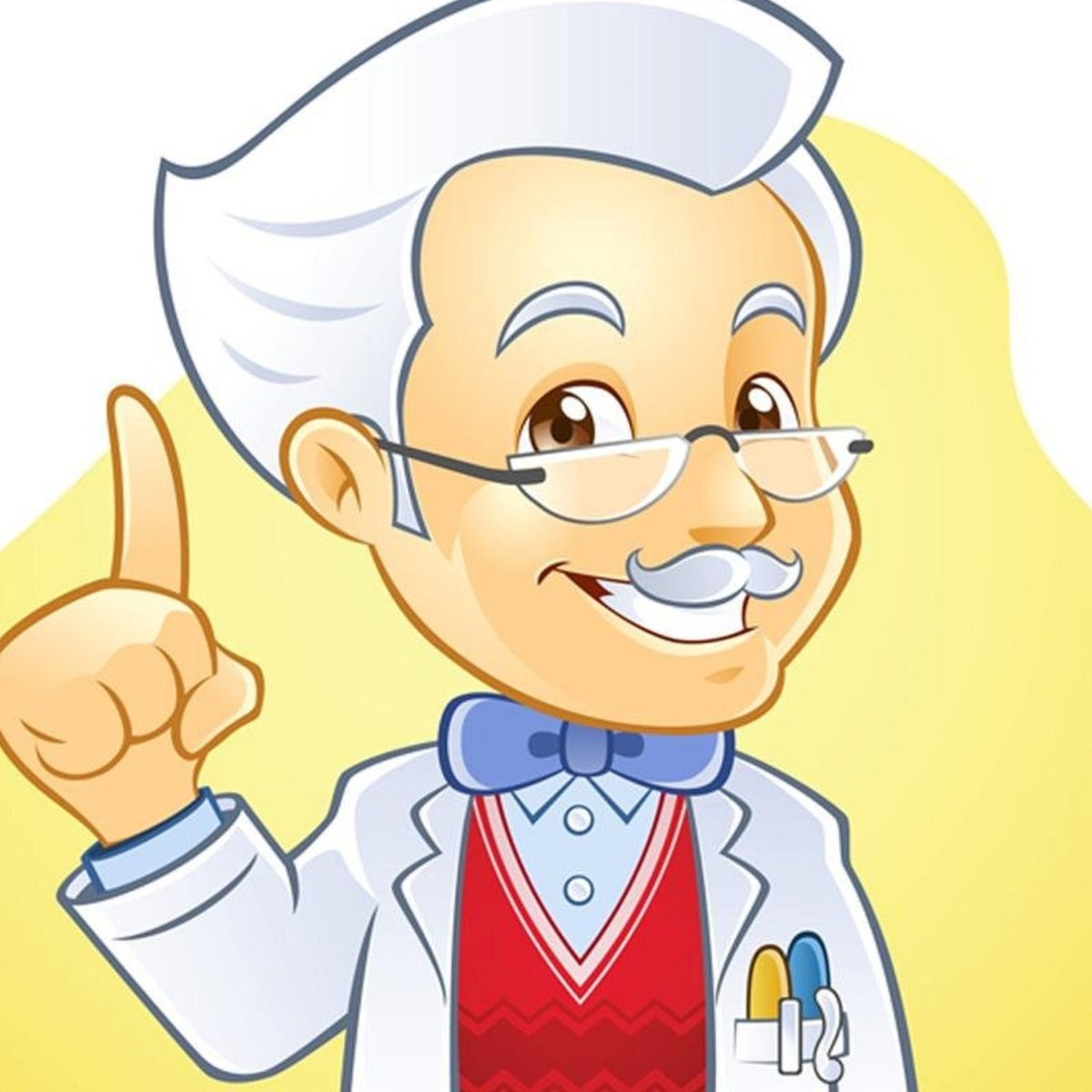 Ученый мультяшный