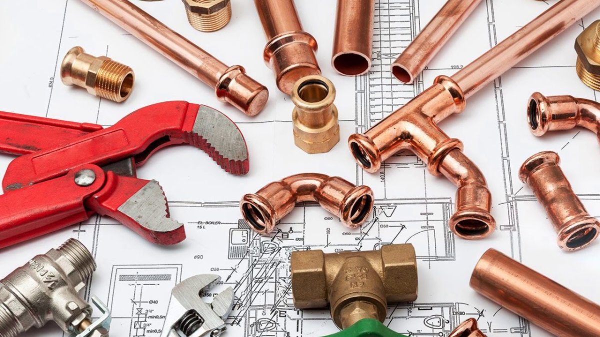 Монтаж систем отопления и водоснабжения клипарт