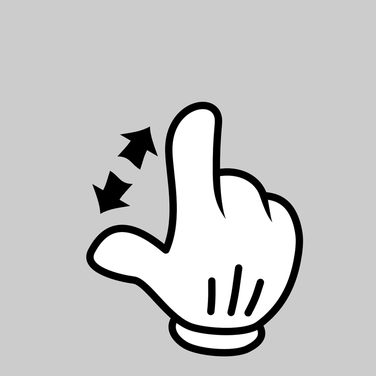 Палец мультяшный