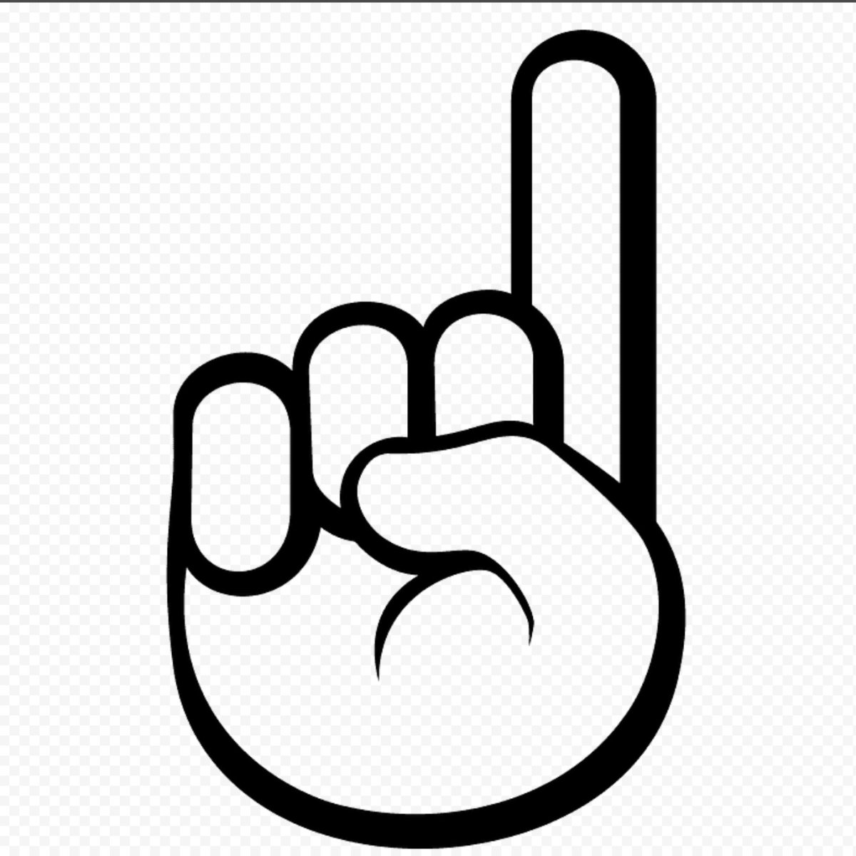 Женская рука указывает