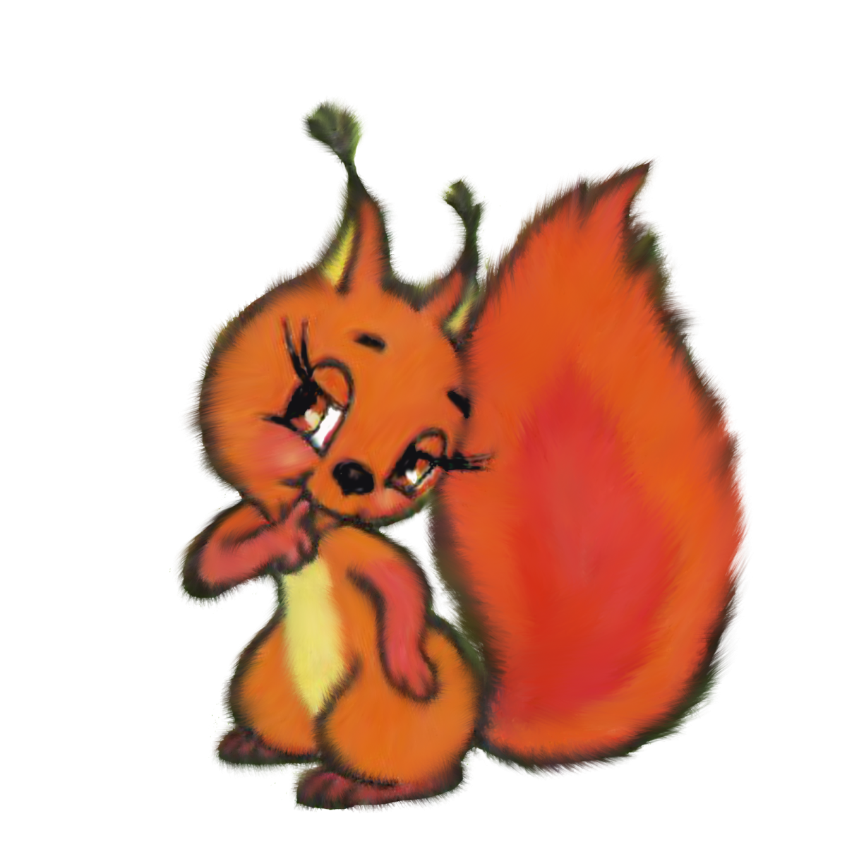 Белка из советского мультфильма