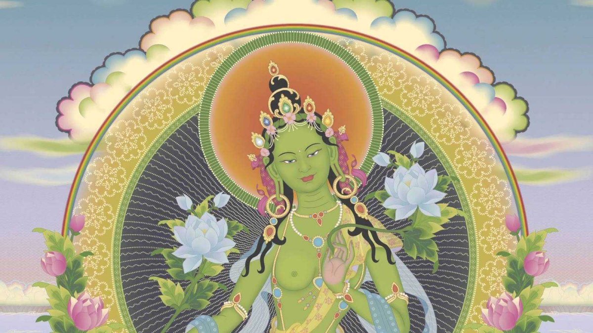 Зеленая тара нефрит