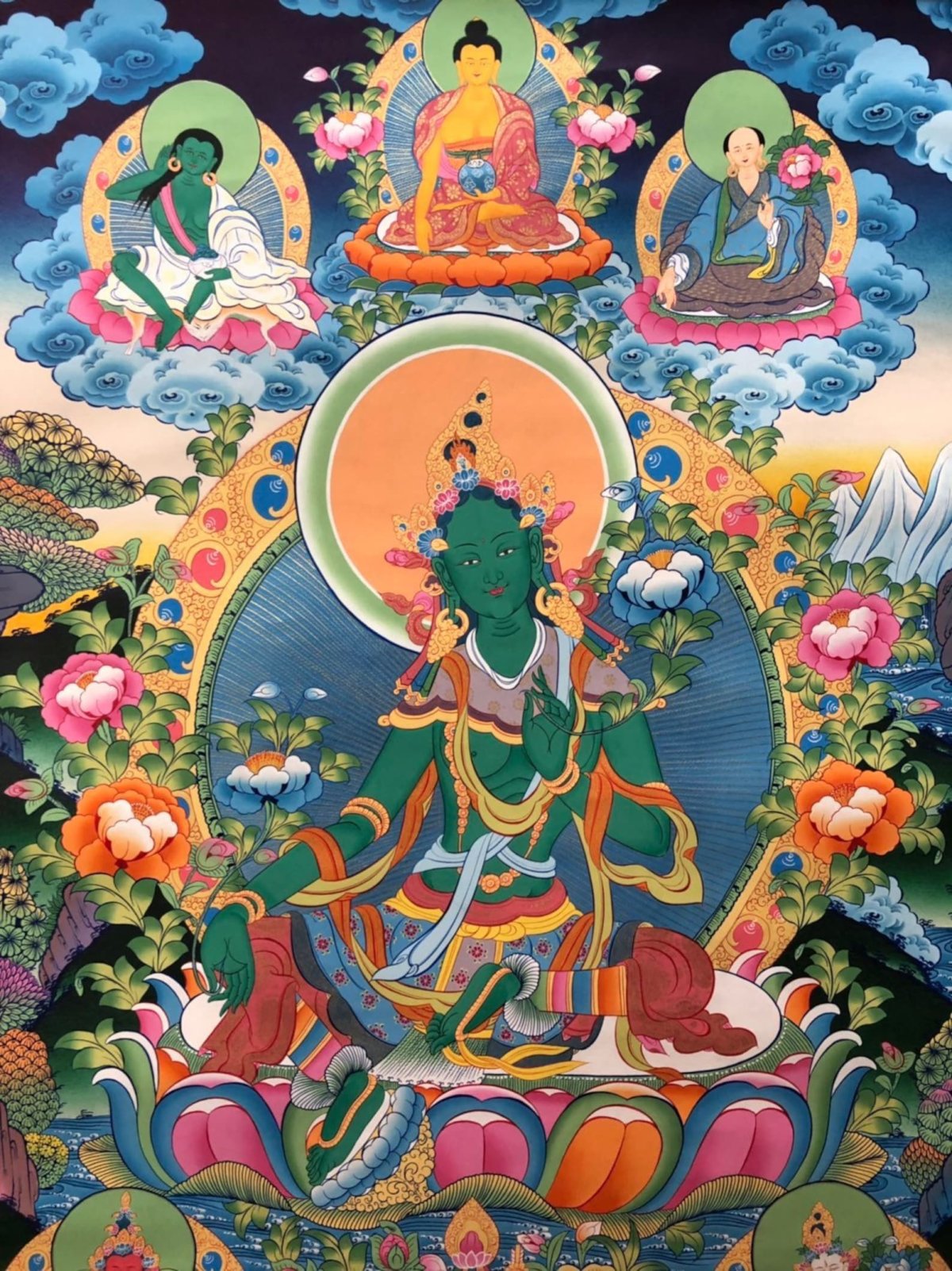 Будда зеленая тара